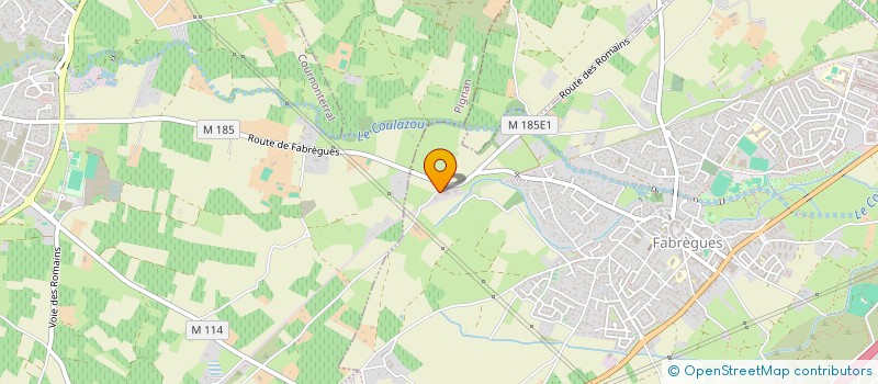 localisation de l'entreprise CHLOE  FABREGUES