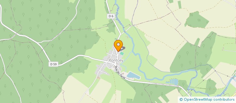 localisation de l'entreprise CHLOE  PONTCEY