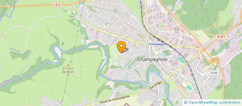 localisation de l'entreprise CHLOE  CHAMPAGNOLE