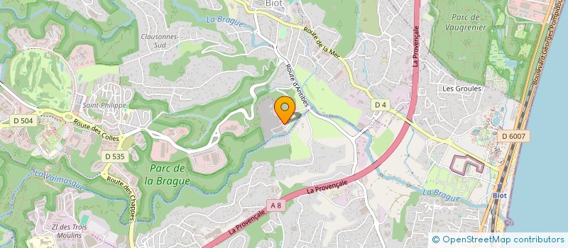 localisation de l'entreprise CHLOE  BIOT