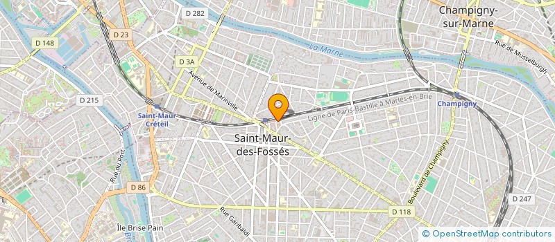 localisation de l'entreprise CHLOE 73 à SAINT-MAUR-DES-FOSSES