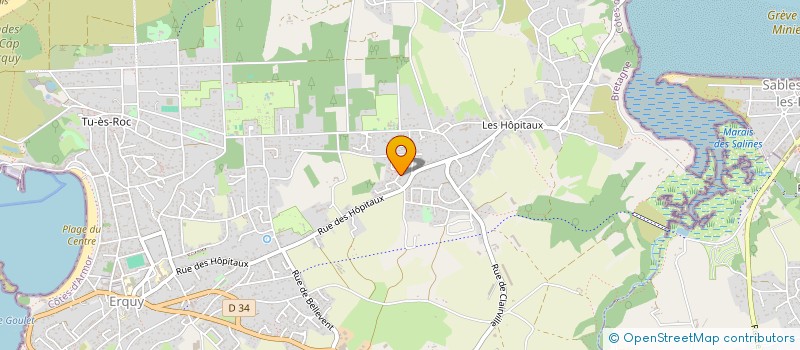 localisation de l'entreprise CHLOE  ERQUY