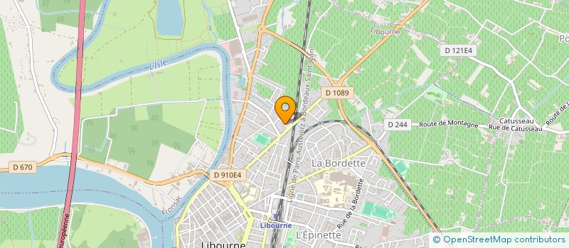localisation de l'entreprise CHLOE  LIBOURNE
