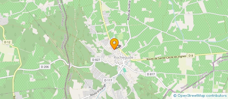 localisation de l'entreprise CHLOE  ROCHEGUDE