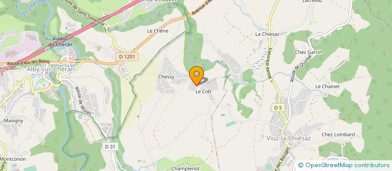 localisation de l'entreprise CHLOE à RUMILLY