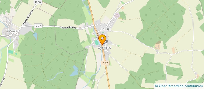 localisation de l'entreprise CHLOE  OYRIERES