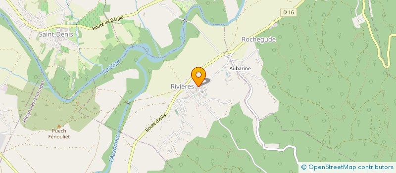 localisation de l'entreprise CHLOE 97  BARJAC