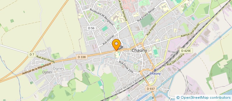 localisation de l'entreprise CHLOE C  CHAUNY