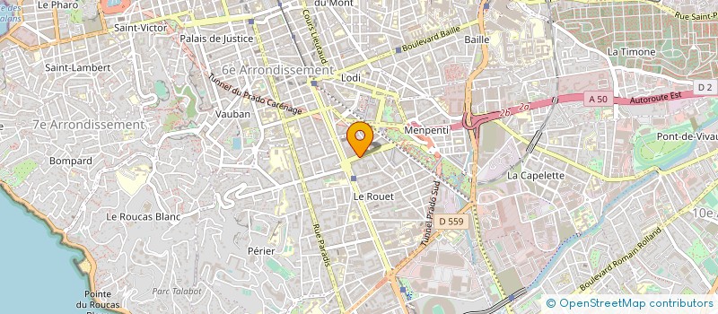 localisation de l'entreprise CHLOE E.U.R.L à MARSEILLE