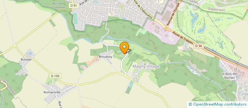 localisation de l'entreprise CHLOE FARMAN CONSEIL  MAGNY-LES-HAMEAUX