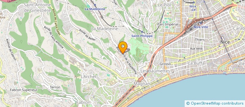 localisation de l'entreprise CHLOE INVEST à NICE