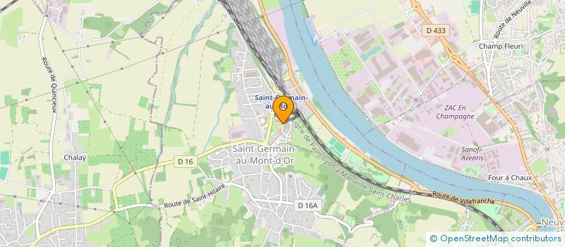 localisation de l'entreprise CHLOE KOUBBI  SAINT-GERMAIN-AU-MONT-D'OR