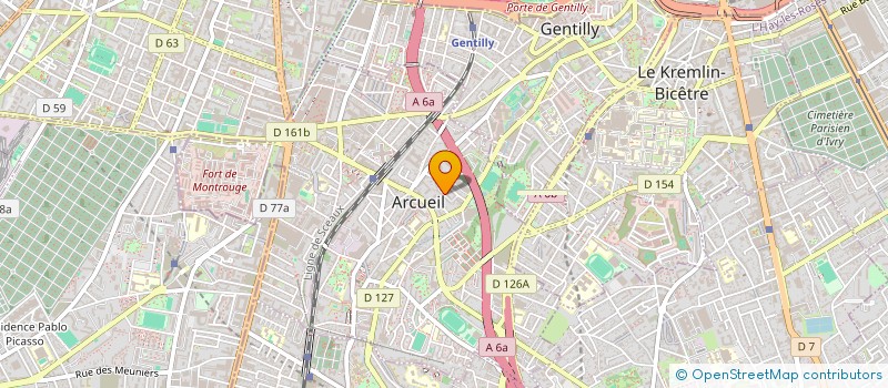localisation de l'entreprise CHLOE L COHEN  ARCUEIL