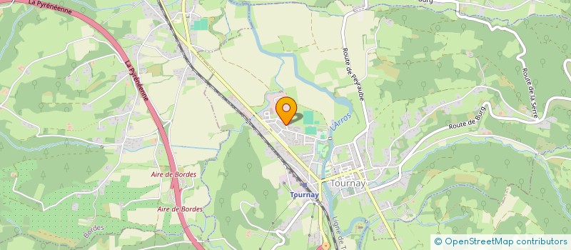 localisation de l'entreprise CHLOE PRODUCTION  TOURNAY