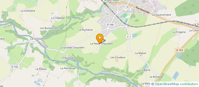 localisation de l'entreprise CHLOE QUENTIN à SEVREMOINE