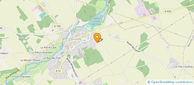 localisation de l'entreprise CHLOE TAXI  MESNILS-SUR-ITON