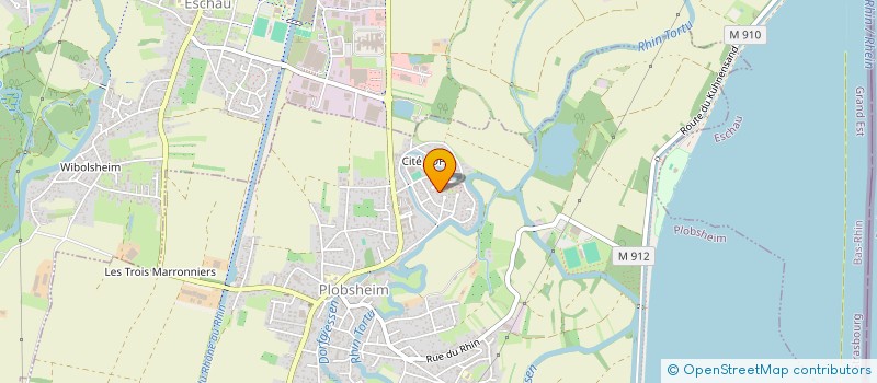 localisation de l'entreprise CHLOE, UN PROJET POUR LA VIE  PLOBSHEIM