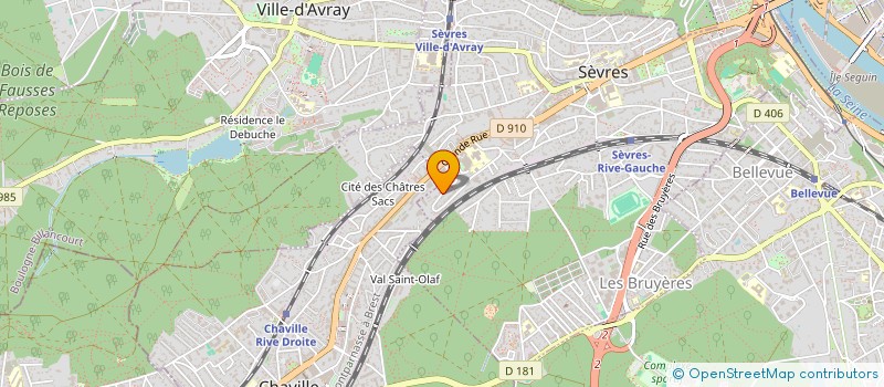 localisation de l'entreprise CHLOE VANACKER ARCHITECTURE & URBANISME  SEVRES
