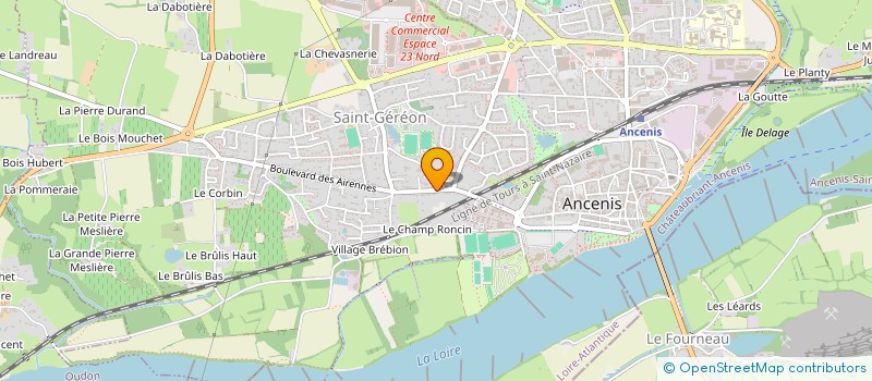 localisation de l'entreprise CHLOEINVEST  ANCENIS-SAINT-GEREON