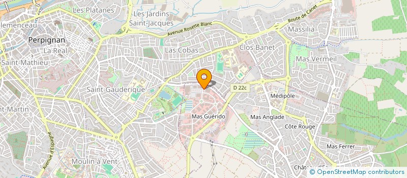 localisation de l'entreprise CHLOELI  CABESTANY