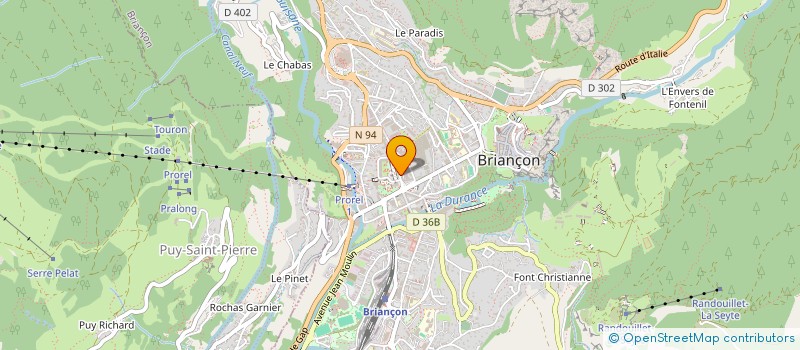 localisation de l'entreprise CHLOLINE à BRIANCON