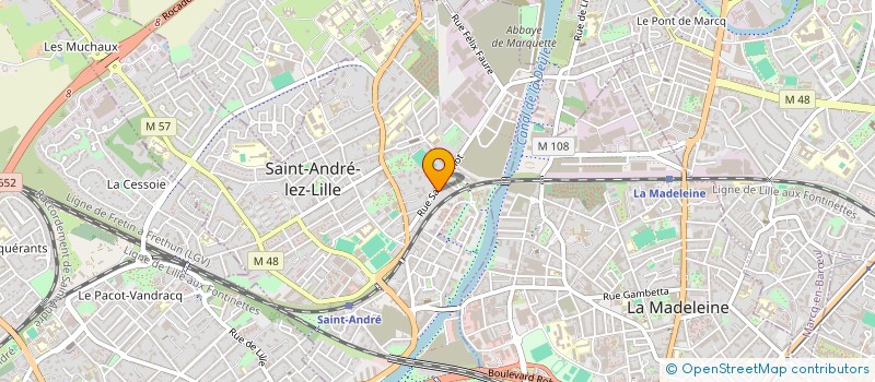 localisation de l'entreprise CHLOMA  SAINT-ANDRE-LEZ-LILLE