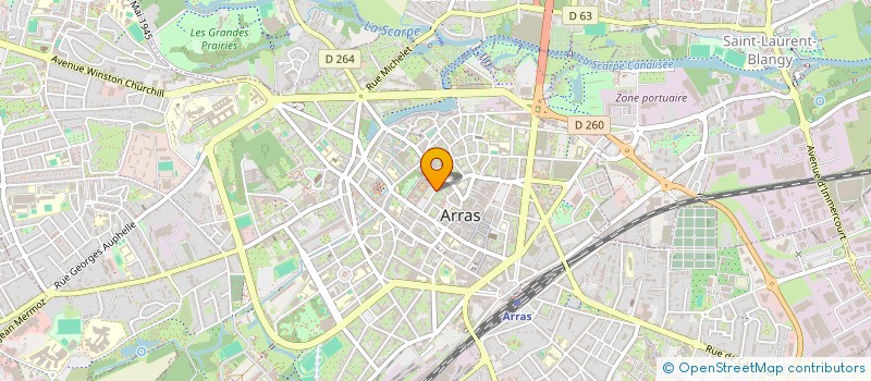 localisation de l'entreprise CHLOMA QUENTO à ARRAS