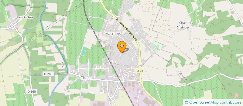 localisation de l'entreprise CHLOMARIE  VARRAINS