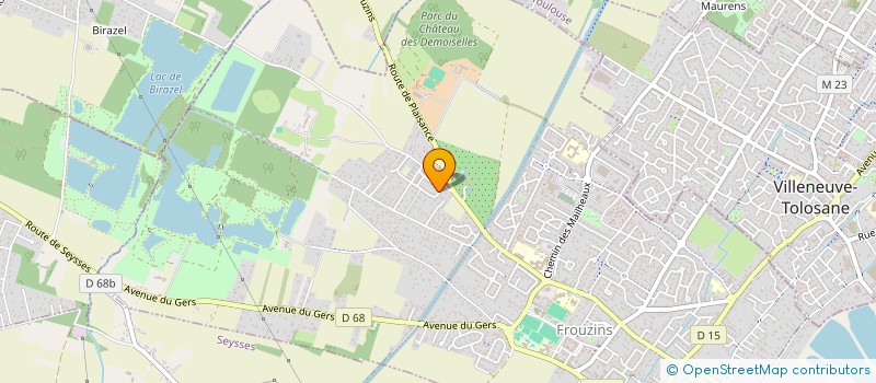 localisation de l'entreprise CHLOMARLO  FROUZINS