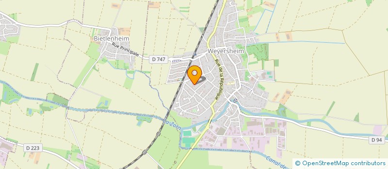 localisation de l'entreprise CHLOMAX 1  WEYERSHEIM