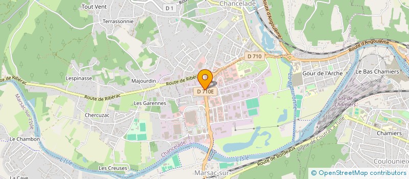 localisation de l'entreprise CHLONA-C  MARSAC-SUR-L'ISLE