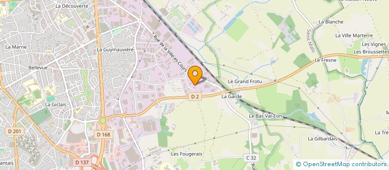 localisation de l'entreprise CHLONA RANCE 2  SAINT-MALO