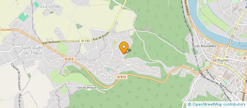 localisation de l'entreprise CHLOR'EAU  ELBEUF