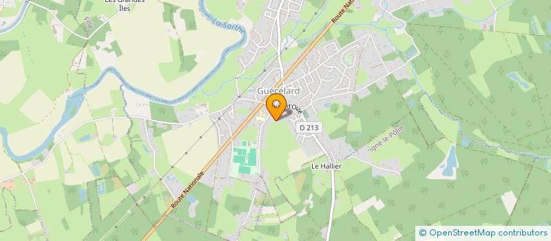 localisation de l'entreprise CHLOR FINANCE  GUECELARD