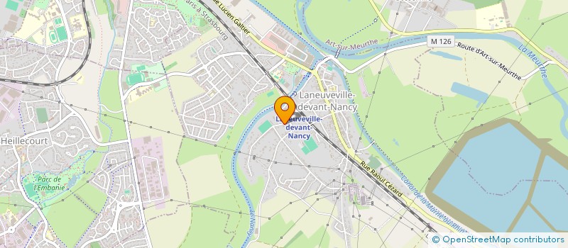 localisation de l'entreprise CHLORA  LANEUVEVILLE-DEVANT-NANCY