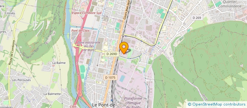 localisation de l'entreprise CHLORALP  LYON