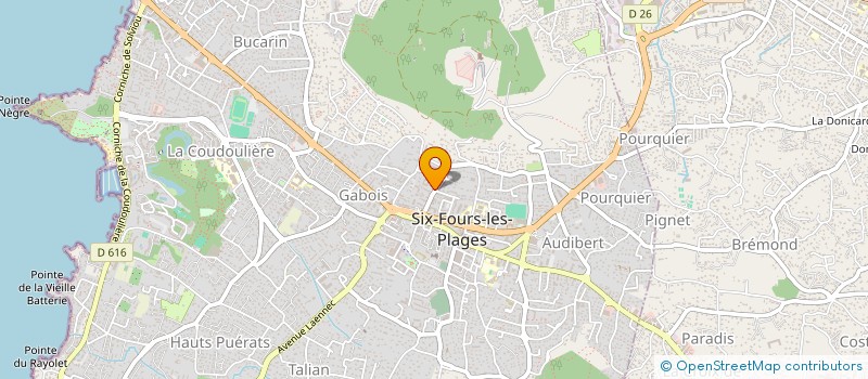 localisation de l'entreprise CHLOREDO à SIX-FOURS-LES-PLAGES