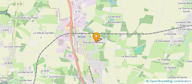 localisation de l'entreprise CHLORENA  MINIAC-MORVAN