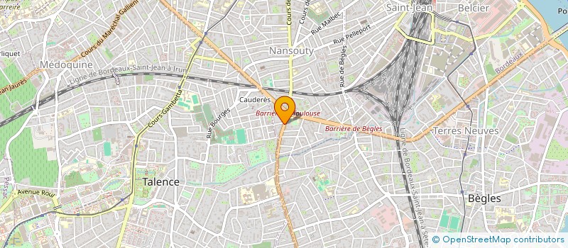 localisation de l'entreprise CHLORIS  BORDEAUX