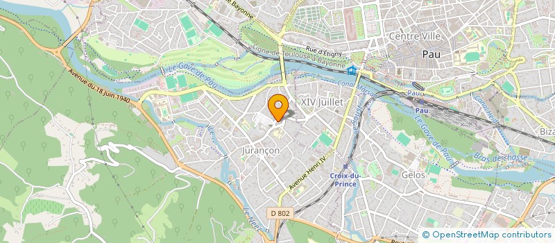 localisation de l'entreprise CHLORIS à JURANCON