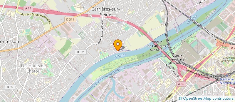 localisation de l'entreprise CHLOROBIKE  CARRIERES-SUR-SEINE