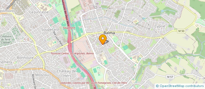 localisation de l'entreprise CHLOROPHIL'ASSISTANCE à BALMA