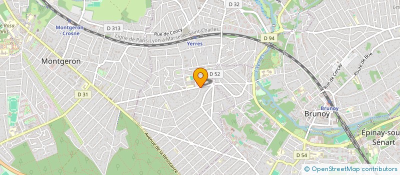 localisation de l'entreprise CHLOROPHILE  YERRES