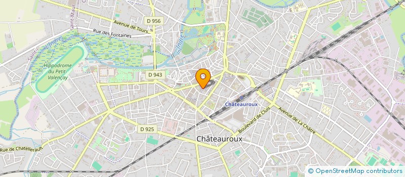 localisation de l'entreprise CHLOROPHYL SARL à CHATEAUROUX