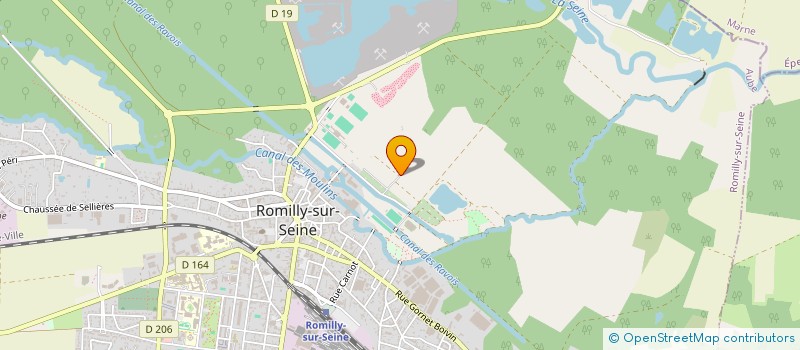 localisation de l'entreprise CHLOROPHYLLE  ROMILLY-SUR-SEINE