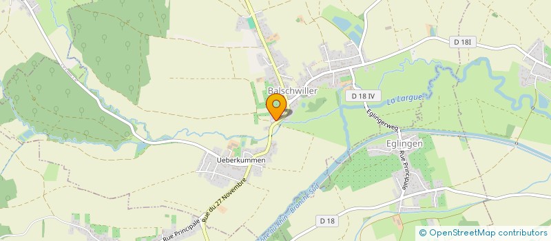localisation de l'entreprise CHLOROPHYLLE  BALSCHWILLER