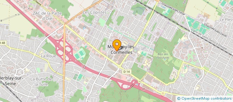 localisation de l'entreprise CHLORYS PEINTURE à SAINT-OUEN-L'AUMONE