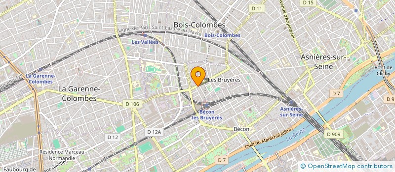 localisation de l'entreprise CHLOSIM CONSULTING à ASNIERES-SUR-SEINE