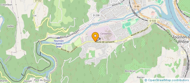 localisation de l'entreprise CHLOTEMA à TOURNON-SUR-RHONE