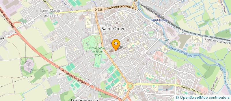 localisation de l'entreprise CHLOTHIB  SAINT-OMER